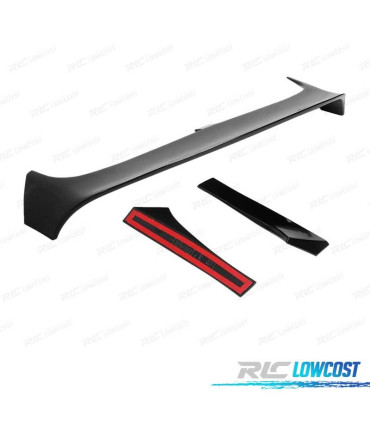 SPOILER ALARE VOLKSWAGEN VW GOLF 7 7.5 12-20 LOOK CLUBSPORT NERO LUCIDO