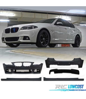KIT CARROZZERIA BMW F10 10-13 PARAURTI + PEDANE LOOK M