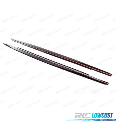KIT SPOILER PER BMW G30 G31 17-19 LOOK M PERFORMANCE NERO LUCIDO