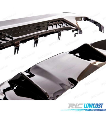 KIT SPOILER PER BMW G30 G31 17-19 LOOK M PERFORMANCE NERO LUCIDO