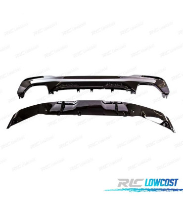 KIT SPOILER PER BMW G30 G31 17-19 LOOK M PERFORMANCE NERO LUCIDO