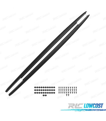 AGGIUNTE PEDANE BMW G30 G31 17- LOOK M PERFORMANCE NERO LUCIDO