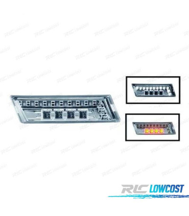 FRECCIE LATERALI A LED BMW E36 90-96 CRISTALLO CHIARO CROMATO