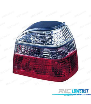 FANALI PER VOLKSWAGEN VW GOLF 3, 91-97 ROSSO CROMATO