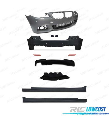 KIT CARROZZERIA BMW F10 13-17 CON PDC E LAVAFARI LOOK M