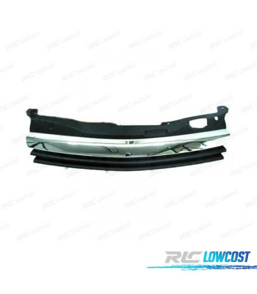 GRIGLIA OPEL ASTRA H 04-07 NERA CON MODANATURE CROMATE