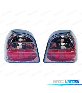 FANALI PER VOLKSWAGEN VW GOLF 3 91-97 FONDO CROMATO FUMÉ
