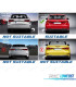 DIFFUSORE AUDI A3 8V 16-20 LOOK RS3 + TERMINALI DI SCARICO