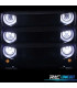 FARI PER JEEP WRANGLER 96-18 ANGEL EYES LED NERO