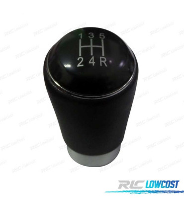 MANOPOLE CAMBIO CORTO IN PELLE NERA