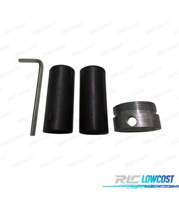 MANOPOLE CAMBIO CORTO IN PELLE NERA