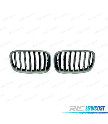 GRIGLIA BMW X5 E70 07-10 X6 E71 72 08-14 CROMO NERO