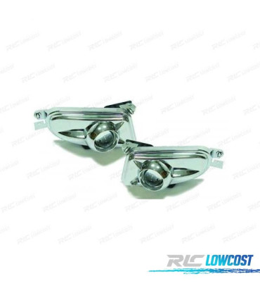 FARI ANABBAGLIANTI MERCEDES CLASSE E W210 95-02 SLK R170 96-04 E CLK W208 97-02 LENTE CROMATA