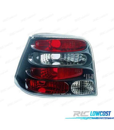 FANALI PER VOLKSWAGEN VW GOLF 4 97-03 FONDO CROMATO AFFUMICATO