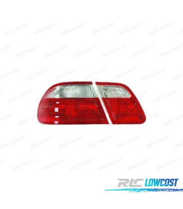 FANALI MERCEDES CLASSE E W210 95-02 ROSSO CROMATO