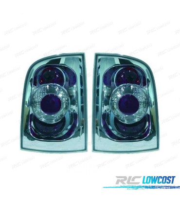 FANALI SKODA OCTAVIA KOMBI 01-10 CRISTALLO CHIARO CROMATO