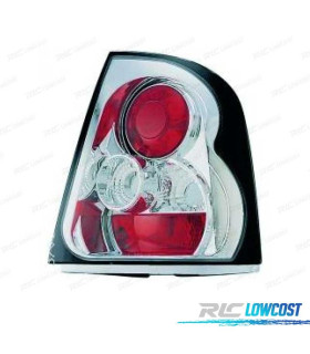 FANALI SKODA OCTAVIA 00-04 FONDO CROMATO