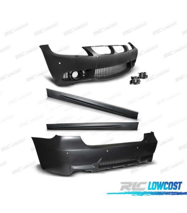 KIT CARROZZERIA LOOK M3 PER BMW E90 08-12 CON PDC E LAVAFARI