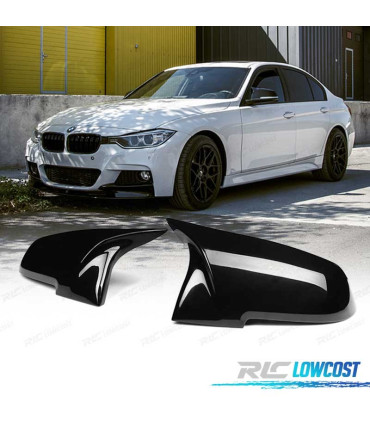CALOTTE SPECCHIETTI BMW F30 F31 F32 F33 F36 F20 F22 F34 LOOK M NERO LUCIDO