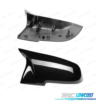 CALOTTE SPECCHIETTI BMW F30 F31 F32 F33 F36 F20 F22 F34 LOOK M NERO LUCIDO
