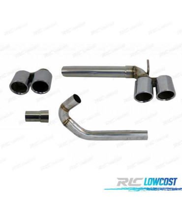 KIT SCARICO BMW F30 F31 LOOK M3 DOPPI TERMINALI SU ENTRAMBI I LATI