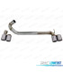 KIT SCARICO BMW F30 F31 LOOK M3 DOPPI TERMINALI SU ENTRAMBI I LATI