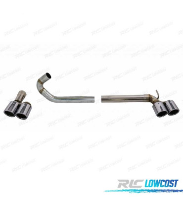 KIT SCARICO BMW F30 F31 LOOK M3 DOPPI TERMINALI SU ENTRAMBI I LATI