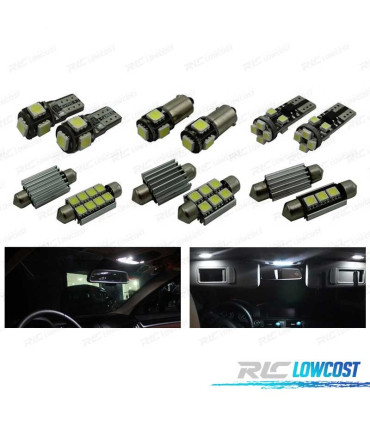 KIT 18 LAMPADE LED INTERNE PER BMW SERIE 3 F30 F35 F80 320I 328I 335I 340I XDRIVE ACTIVEHYBRID M3 12-18