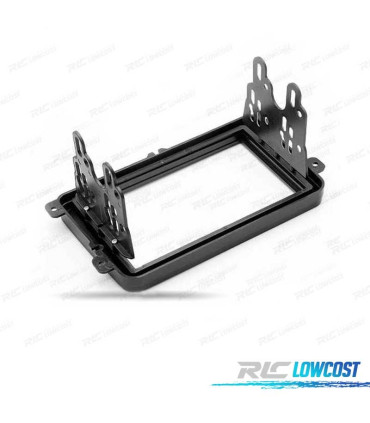 CORNICE NERA RADIO 2-DIN PER SEAT ALTEA LEON TOLEDO SKODA FABIA OCTAVIA SUPERB VOLKSWAGEN VW TIGUAN GOLF PASSAT POLO...