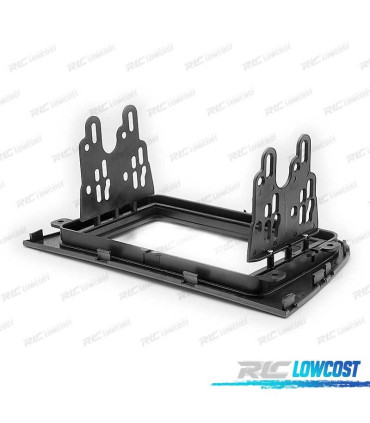 Telaio radio 2-DIN grigio per SEAT ALTEA TOLEDO.