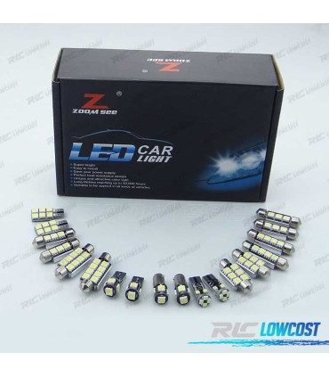KIT 20 LAMPADE LED INTERNE PER BMW SERIE 3 E46 M3 318I 318TI 323I 323IS 325I 325XI 328I 99-05