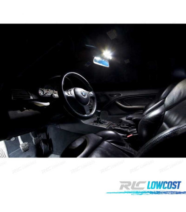 KIT 20 LAMPADE LED INTERNE PER BMW SERIE 3 E46 M3 318I 318TI 323I 323IS 325I 325XI 328I 99-05