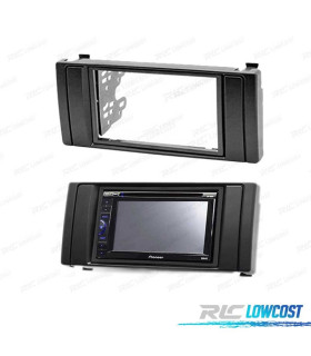 CORNICE NERA PER AUTORADIO 2-DIN PER BMW SERIE 5 E39 E X5 E53