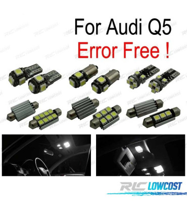 KIT 23 LAMPADE LED INTERNE PER AUDI Q5 2009-2016