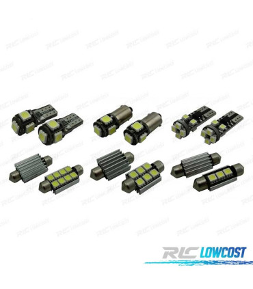KIT 17 LAMPADE LED INTERNE PER BMW SERIE 3 E91 318D 335D 320D XDRIVE 330XI 330I 318I 335I 335I XDRIVE 320I WAGON