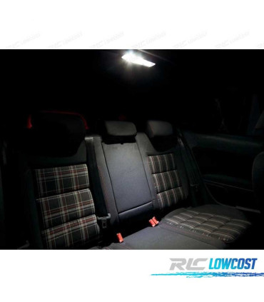 KIT 10 LAMPADE LED INTERNE PER VOLKSWAGEN VW GOLF 6 MK6 MKVI GTI 10-14