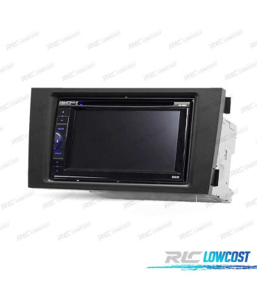 CORNICE NERA RADIO 2-DIN PER AUDI A6 E ALLROAD