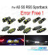 KIT 24 LAMPADE LED INTERNE PER AUDI A5 S5 RS5 SPORTBACK 2009-2015