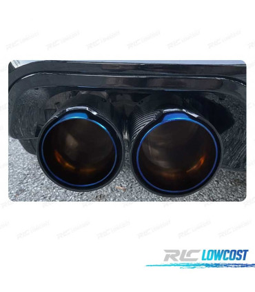 TERMINALE SCARICO SINISTRO BMW LOOK M PERFORMANCE BLU CARBONIO