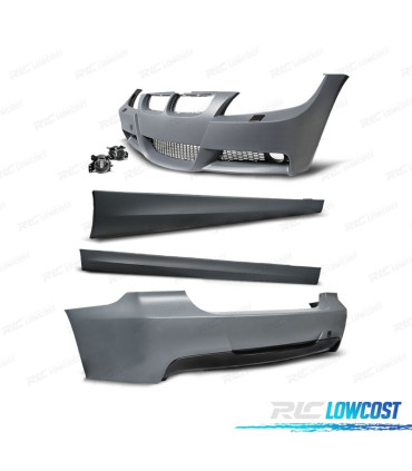 KIT CARROZZERIA BMW E90 LOOK M 08-12 SENZA PDC CON LAVAFARI