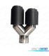 TERMINALE SCARICO IN CARBONIO DOPPIO SINISTRO LOOK AKRAPOVIC