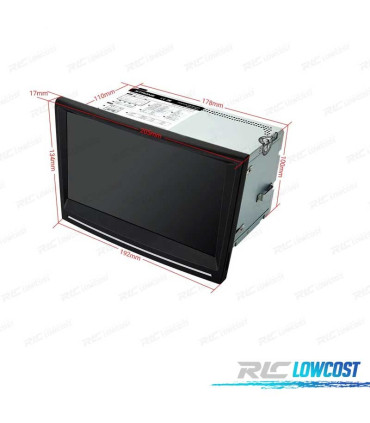 RADIO GPS ANDROID 10 PER PORSCHE SCHERMO TOUCHSCREEN