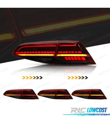 FANALI VOLKSWAGEN VW GOLF 7 7.5 12-20 LOOK 7.5 CON FRECCIA LED DINAMICA