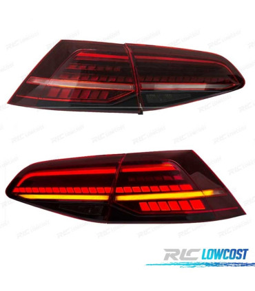 FANALI VOLKSWAGEN VW GOLF 7 7.5 12-20 LOOK 7.5 CON FRECCIA LED DINAMICA