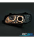 FARI PER OPEL OMEGA 94-99 ANGEL EYES FONDO CROMATO H1
