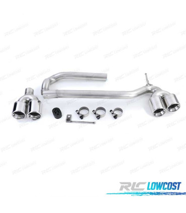 KIT SCARICO CON TERMINALI BMW F10 F11 F12 F13 10-18 LOOK M PERFORMANCE DOPPIO