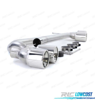 KIT SCARICO CON TERMINALI BMW F10 F11 F12 F13 10-18 LOOK M PERFORMANCE DOPPIO