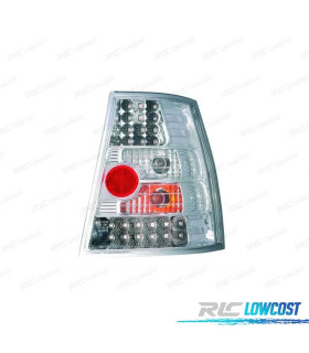 FANALI VOLKSWAGEN VW GOLF 4 VARIANT 97-03 LED FONDO CROMATO