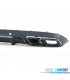 DIFFUSORE MERCEDES CLASSE C C205 COUPÉ 15-18 LOOK AMG PDC NERO + TERMINALI DI SCARICO
