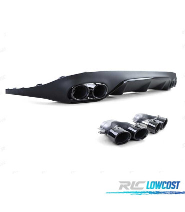 DIFFUSORE MERCEDES CLASSE E C238 16- E53 AMG + TERMINALI DI SCARICO